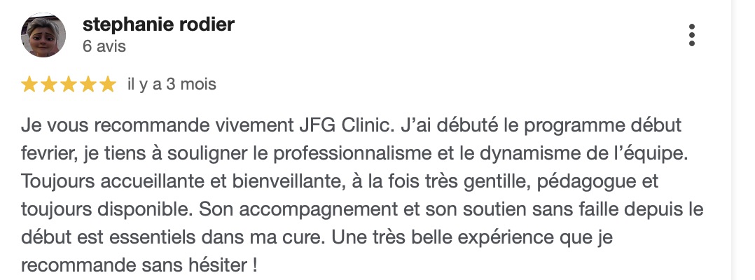 Avis Google de Stéphanie Rodier